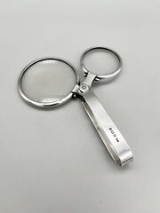 Edwardian Silver Double Magnifying Glass, 1905