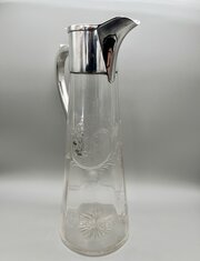 Edwardian Silver Mounted Claret Jug, 1901