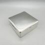 George V Silver Cigarette Box, Alex Clark Co, 1924