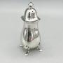 George V Silver Pepper Shaker, Walker & Hall, 1932