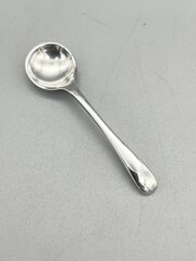 George V Silver Salt Spoon, Walker & Hall, 1926