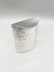 George V Silver Tea Caddy, Harrods, 1922