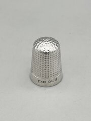 George V Silver Thimble, James Swann, 1921