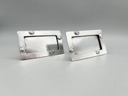 Pair Of Meiji Period Silver Photo Frames, Konoike