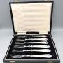 Set of Vintage Silver Fruit Forks-Barker Bros-1962
