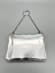 Silver Card Case/Stamp Holder/Aide Memoire, 1919