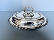 Victorian Silver Plate Serving Dish, C.1880s / 90s