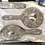 Vintage Silver Dressing Table Set, Bham, 1983