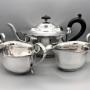 Vintage Silver Plated 3 Piece Tea Set, c.1950s-70s