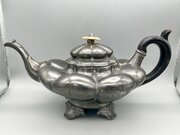 William IV Pewter Teapot, James Dixon, C.1830-35