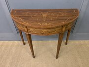 Fine Quality Inlaid Mahogany Card Table