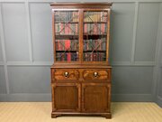 George III Mahogany Secretaire Bookcase
