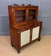 Regency Period Inlaid Mahogany Side Cabinet