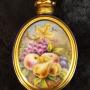 Vintage Lynton Handpainted Porcelain Scent Bottle.