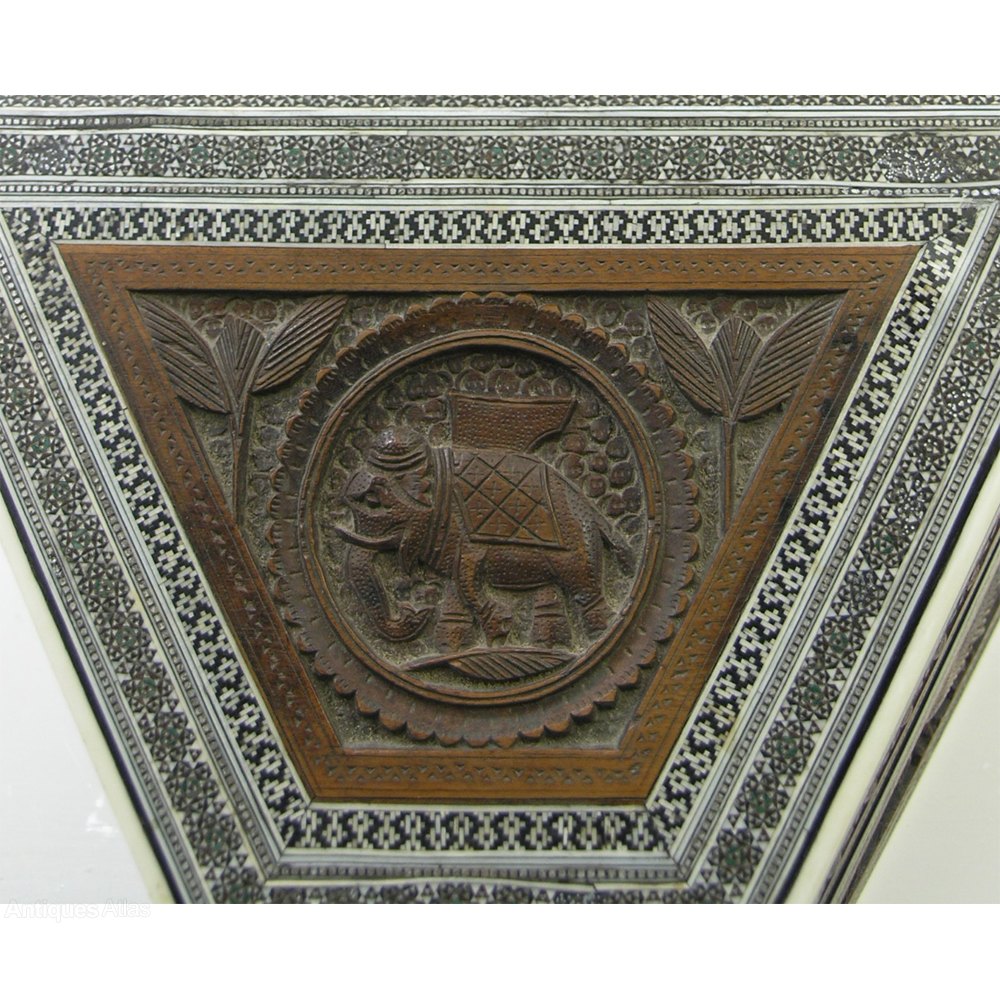 Antiques atlas fine quality indian carved stationery box Antiques atlas fine quality indian carved stationery box