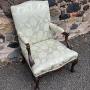 George 2nd Style Mahogany Gainsborough Chair