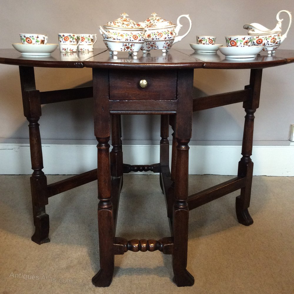 17th Century Oak Gate Leg Table Antiques Atlas