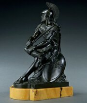 Classical Seated Bronze Of Hannibal