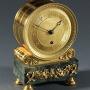 Fine English Regency boudoir clock