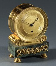 Fine English Regency Boudoir Clock