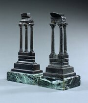 Grand Tour Cabinet Models Of Forum Romanum Temples