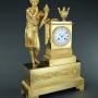 Large French Empire mantel clock of Harpocrates 