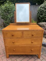 Air Ministry Oak Dressing Chest