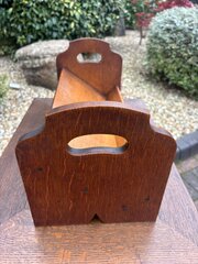 Arts & Crafts Oak Book Trough