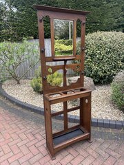 Arts & Crafts Oak Hallstand