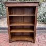 Arts & Crafts Oak Open Bookcase