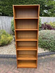 Danish Mid Century Tall Teak Bookcase C1960s