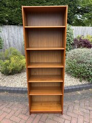 Danish Mid Century Tall Teak Bookcase C1960s