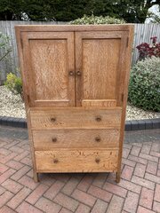 Heals Limed Oak Tallboy