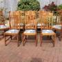 Set of Eight Arts and Crafts Dining Chairs
