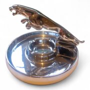 Jaguar Leaper Mascot Chrome Ashtray 1950s/1960s
