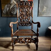 Carved Italian Carolean Chair C.1690 - 1710
