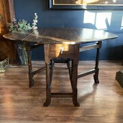 Charles I English Oak Gateleg Dining Table C.1640