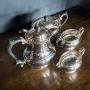 Sterling silver  tea set