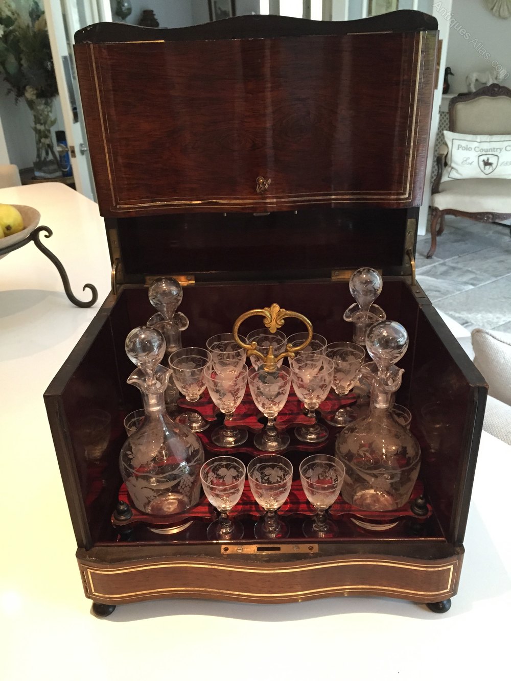 Antiques Atlas French Rosewood Decanter Set