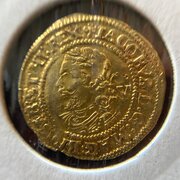James I Gold Quarter Laurel (Crown) D.1624