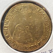 James I Gold Unite D.1613-1615 Cinquefoil Mintmark