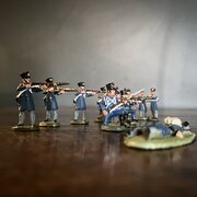 Lead Napoleonic Grenadier Company Soldiers
