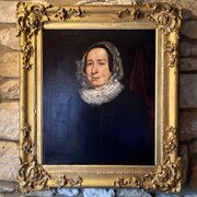 Portrait Of A Lady Oil On Canvas C.1840