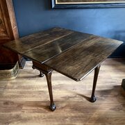 Queen Anne English Oak Gateleg Dining Table C.1710
