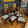 Set of six mahogany William 4th Splat Back Chairs