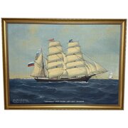 Britannia Of Åland Full Sail Captain August Ekblom