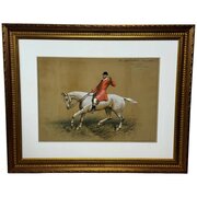 Large Basil Nightingale Quorn Hunt Painting