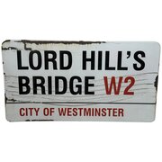 Lord Hill’s Bridge W2 – City Of Westminster Sign
