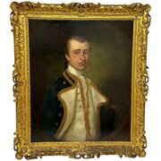 Naval Oil Portrait Captain Gamaliel Nightingale 