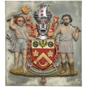 Plaque Duncan Arms OBE Ministry Of Supply Glasgow